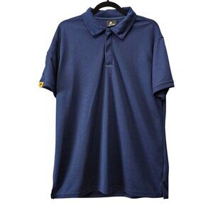 SWISSWELL Sports Moisture Wicking Blue Polo Golf Shirt